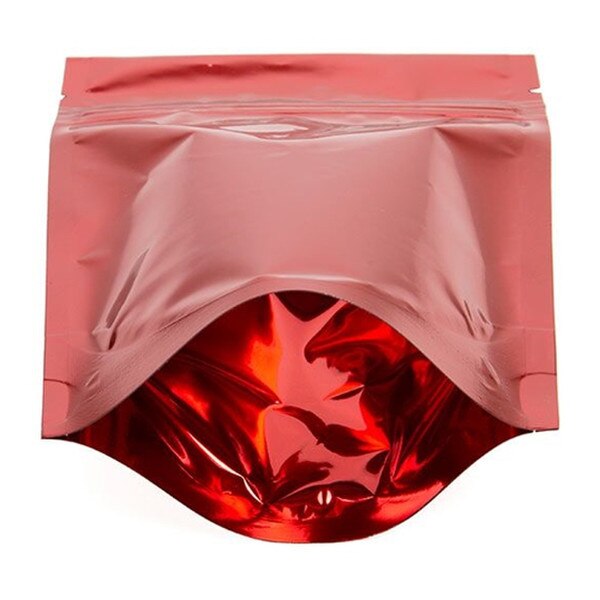4 x 6 Stand Up Pouch -Metallic Red
